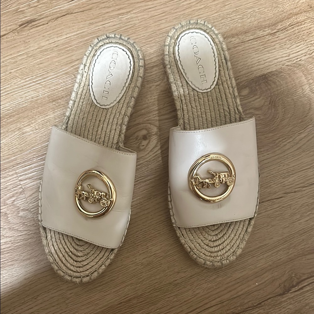 Coach Beige Espadrilles